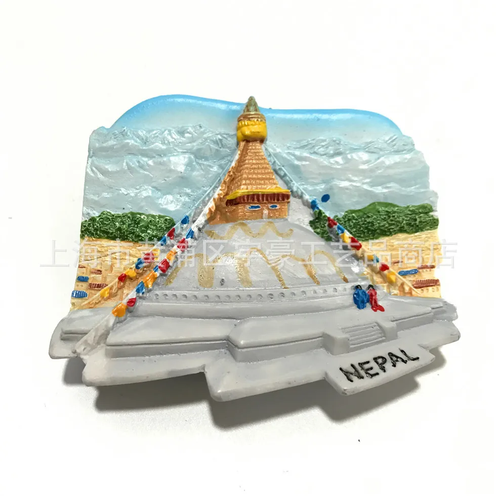 Paris France Tokyo Japan Golden Pavilion (Kinkaku) Cairo Egypt Thailand Nepal Machu Picchu Peru Berlin Germany Decor Fridge
