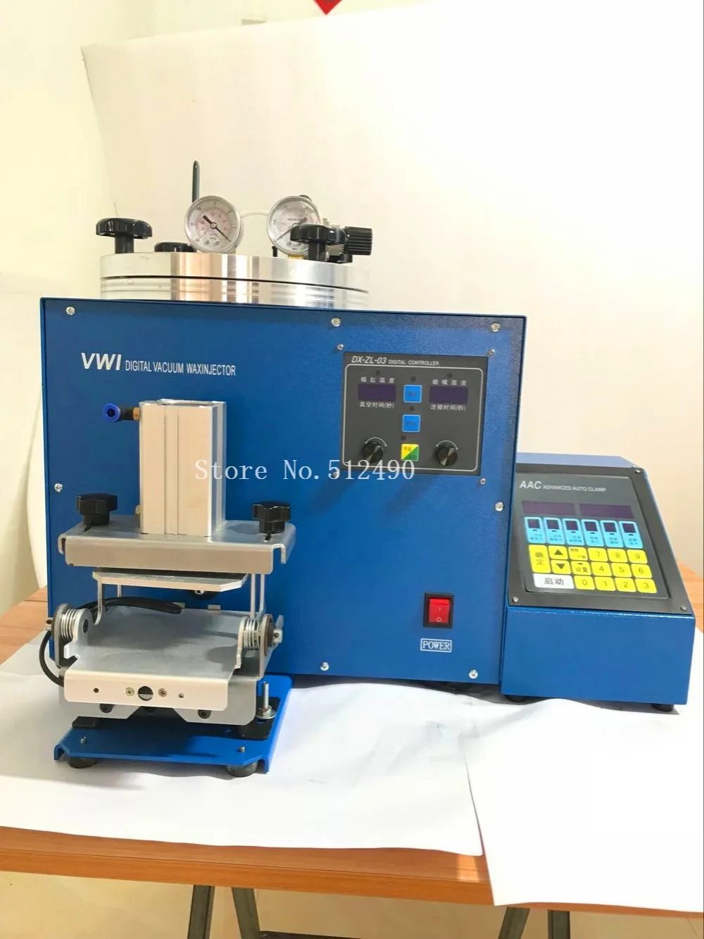 

Digital Vacuum Wax Injector with Auto Clamp,Wax Injector for Casting Jewellery goldsmith tool