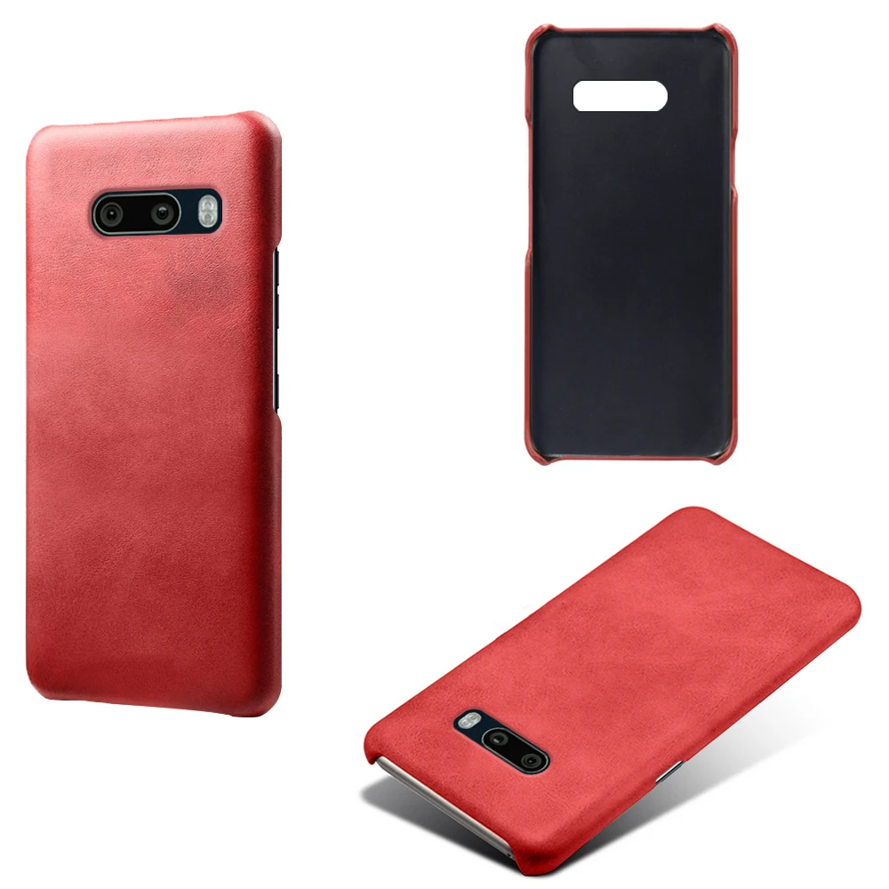 For LG V50 V40 G8S G8 G7 V30S V60 ThinQ 5G Funda Luxury Slim Vegan Leather Case For LG G710 Stylo 5 6 V30 W30 Q60 Cover