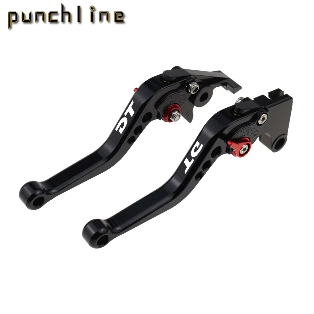 Fit For DT 50 (3MN) DT50R(70K10/70K1A) DT 80 (53V) Motorcycle CNC Accessories Short Brake Clutch Levers Adjustable Handle Set