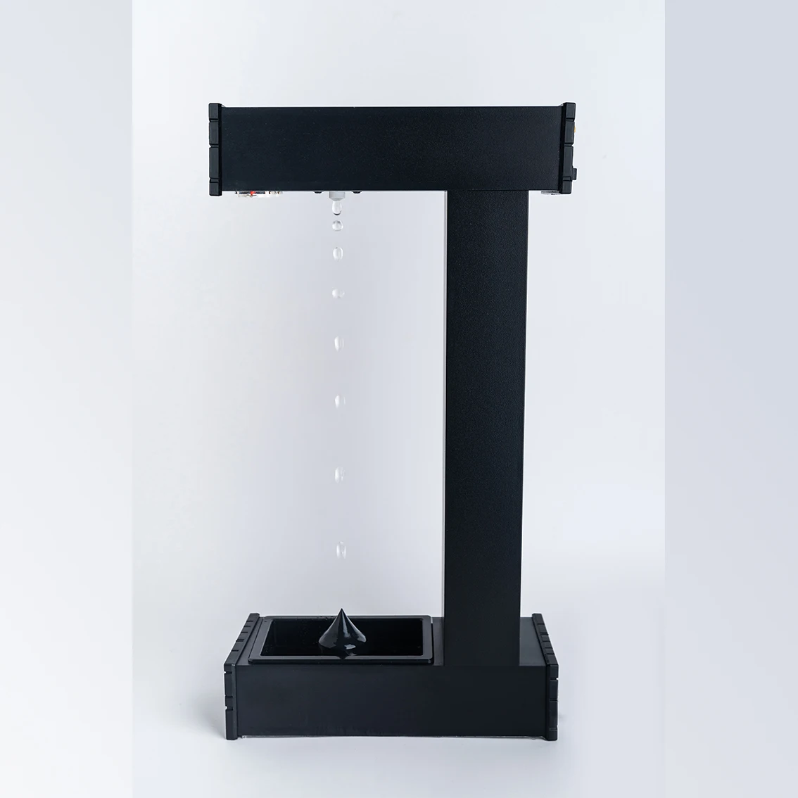 Anti-Gravity Time Hourglass Anti-Gravity Suspended Water Drops Backward Office Decoration Black Technology Creative Birthday Gif