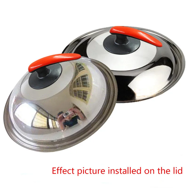 1pc fornello elettrico pentola manopola maniglia coperchio pentola di vetro maniglia universale bachelite bicolore pepe rosso pentola coperchio maniglia antiscottatura