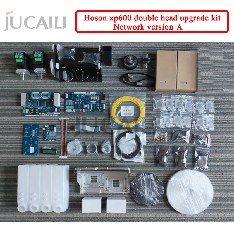 Jucaili Hoson upgrade kit for Epson dx5/dx7 convert to xp600 double head board network version kit for large format printer