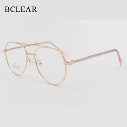 BCLEAR 2021 New Arrival Classic Fashion Alloy Men Women Optical Frame Spectacle Eyeglasses Frames Myopia Prescription Eyewear