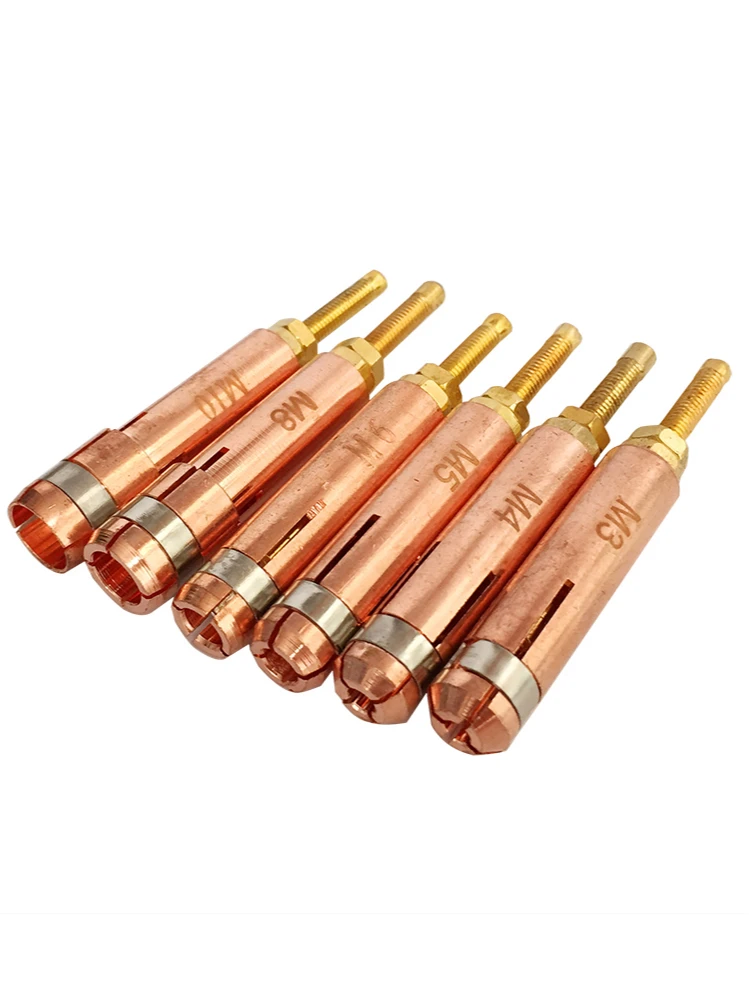 20Pcs/lot Stud Welding Machine Parts Screw Welder Gun Collet Pure Copper Free Shipping