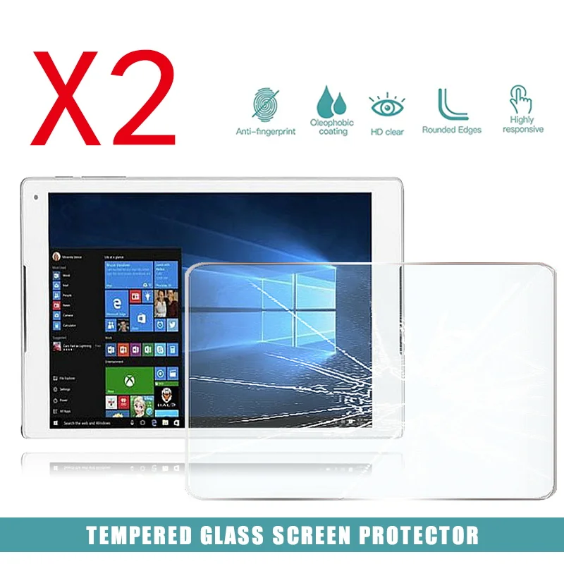 2Pcs Tablet Tempered Glass Screen Protector Cover for Alcatel Plus 10 Tablet Computer Anti-Scratch Explosion-Proof Screen