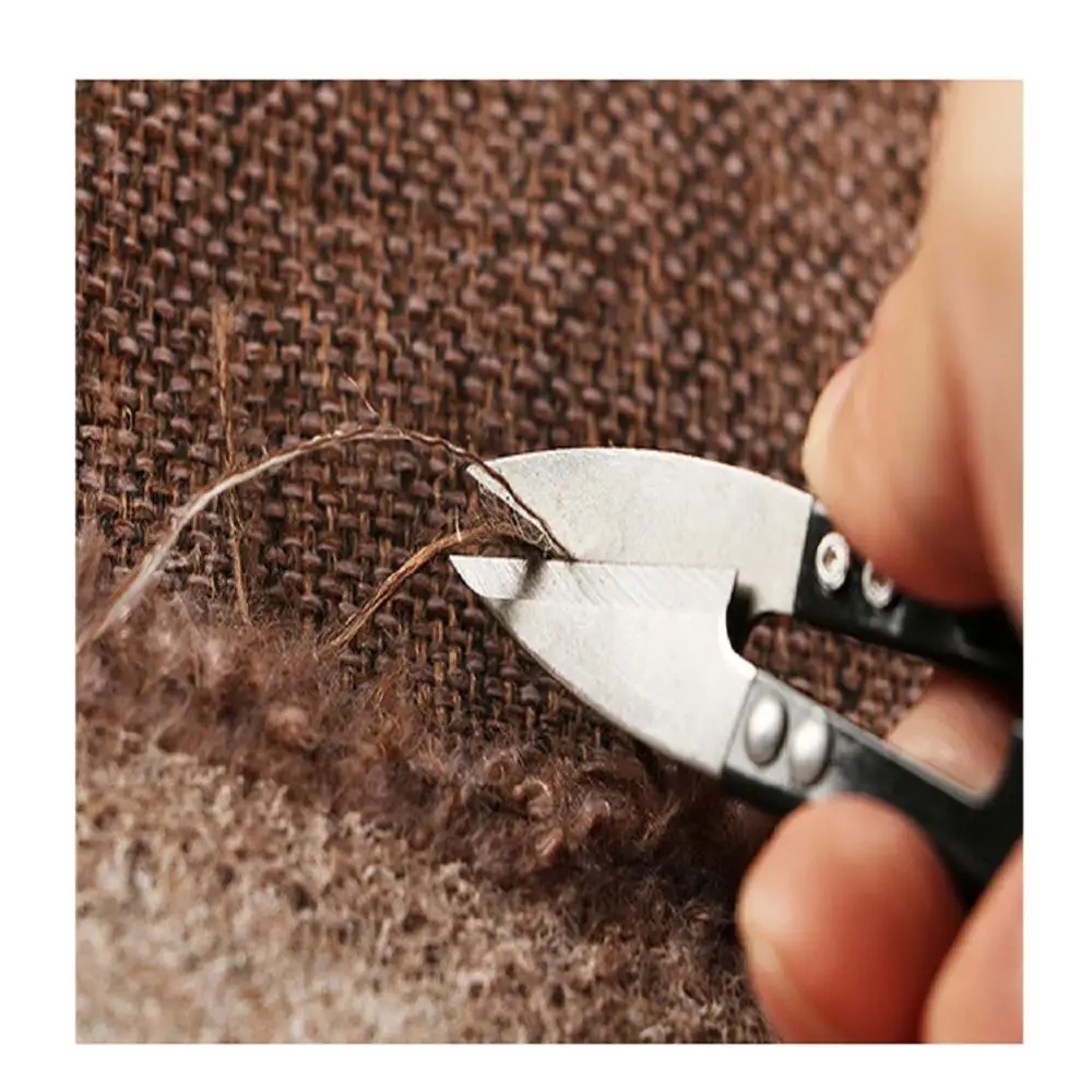 1Pcs ตัดเย็บกรรไกรสแตนเลส U รูปร่างตัด Clippers DIY เส้นด้าย Tailor Stitch Craft Home เครื่องมือเย็บปักถักร้อย