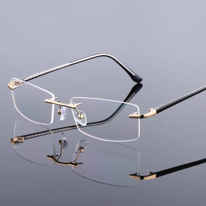 

Eyewear Titanium Glasses Frame Men Eyeglasses Computer Optical Prescription Reading Clear Eye Lens male Spectacle lunette de vue