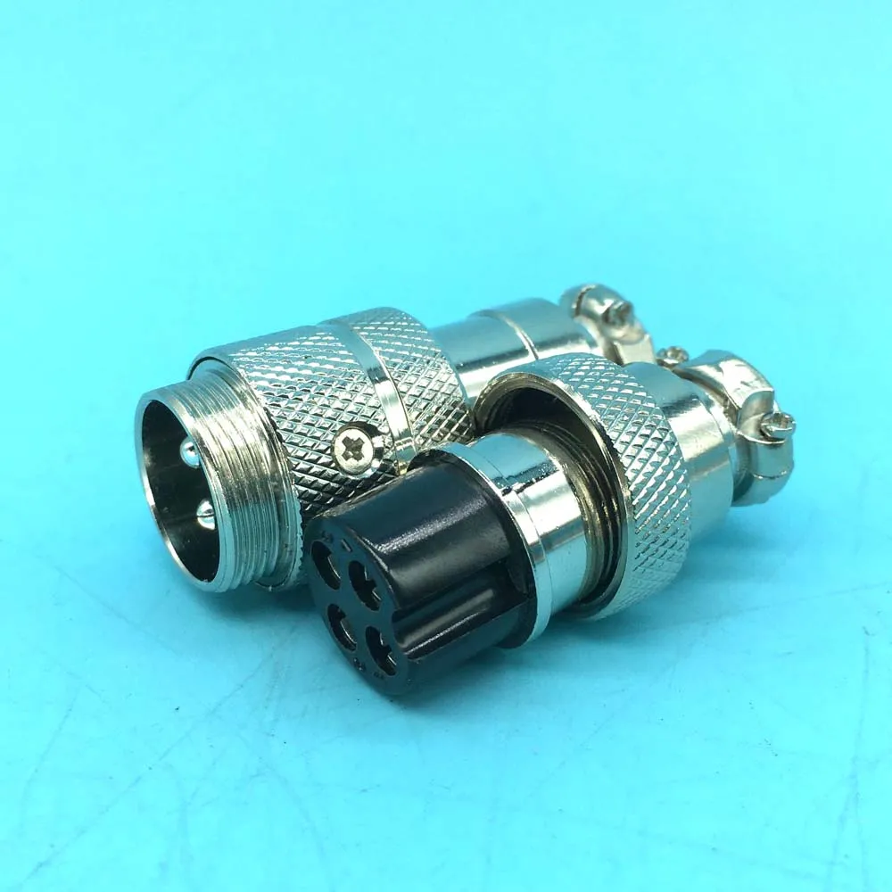 1 Set High Quality M20 Gx20 4 Pin Aviation Interface Plug Socket Docking Connect Butt-Joint Connector Even Joint