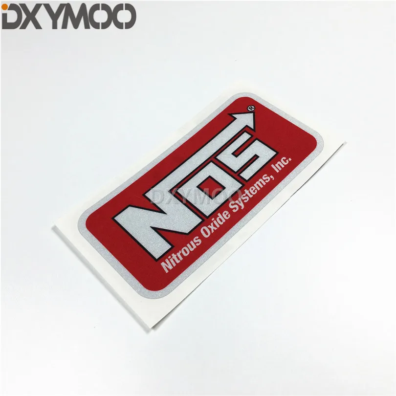 1PCS Car Styling Decal Auto Vehicle Body Window Sticker Reflective for NOS Nitrous Oxide Mixture Oxidizer System