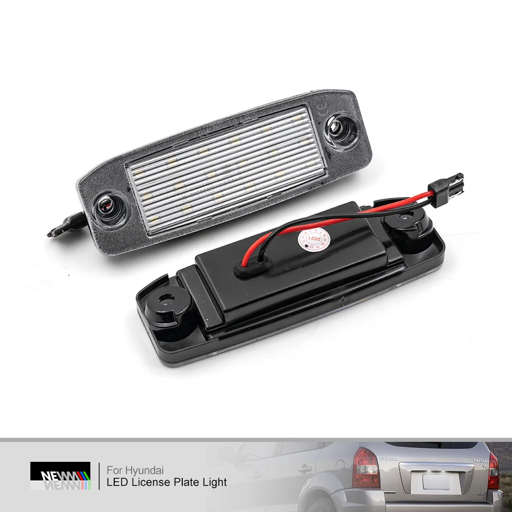 LED License Plate Light for Hyundai Tucson JM for Kia Sportage SL Ceed JD Canbus Rear Tag Lamp Registration Parking Lighting