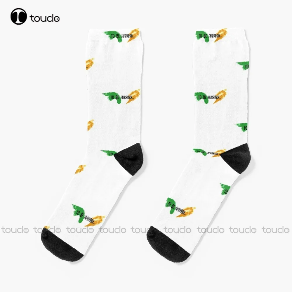 Ireland Flag To Be Fair Letterkenny To Be Fair Letter Kenny Socks Girls Socks Christmas New Year Gift 360° Digital Print