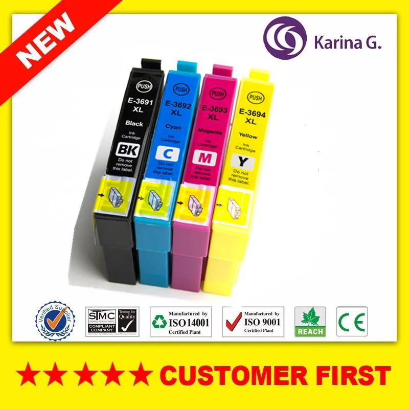 36XL Compatible for T3691 T3692 T3693 T3694 ink cartridge for Epson Expression Home XP-235A XP-332A Printer