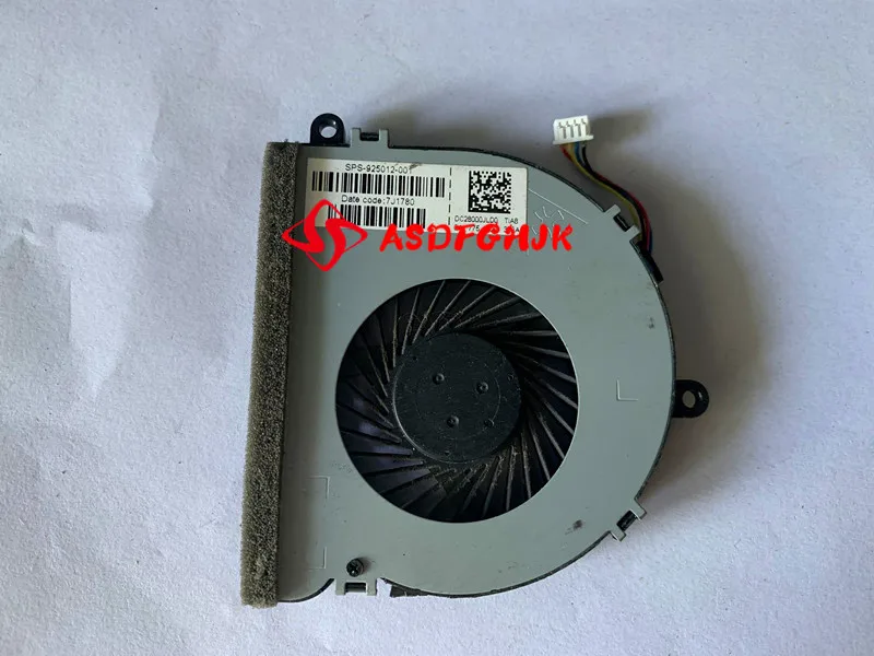 Ventilador del sistema del ordenador portátil HP 15-bw 15-bw001 15-Bw011DX 15-bw004wm 15-bw032wm 15-bw033wm 15-Bw015DX 15-bw016dx 15-bw038dx 925012-001