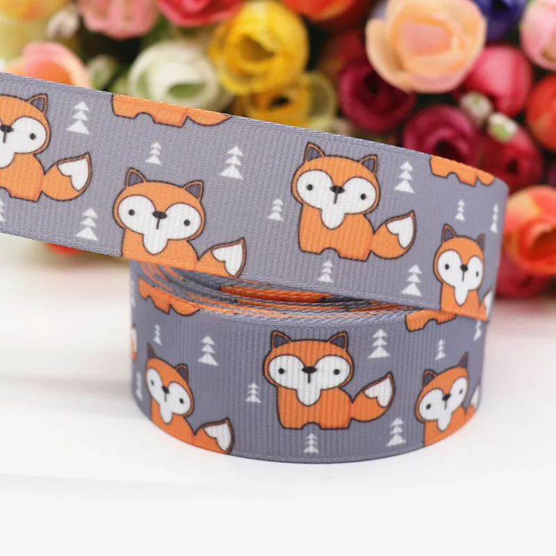 10 Yards 1'' 25MM Ripsband mit Tiermotiven für Haarschleifen, DIY-Bastelmaterial Y19122403 – Detail 9