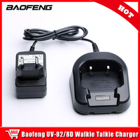 Baofeng Two Way Radio UV-82 UV-8D Battery Charger With EU/Car Plug UV82 UV8D Walkie Talkie Accessories