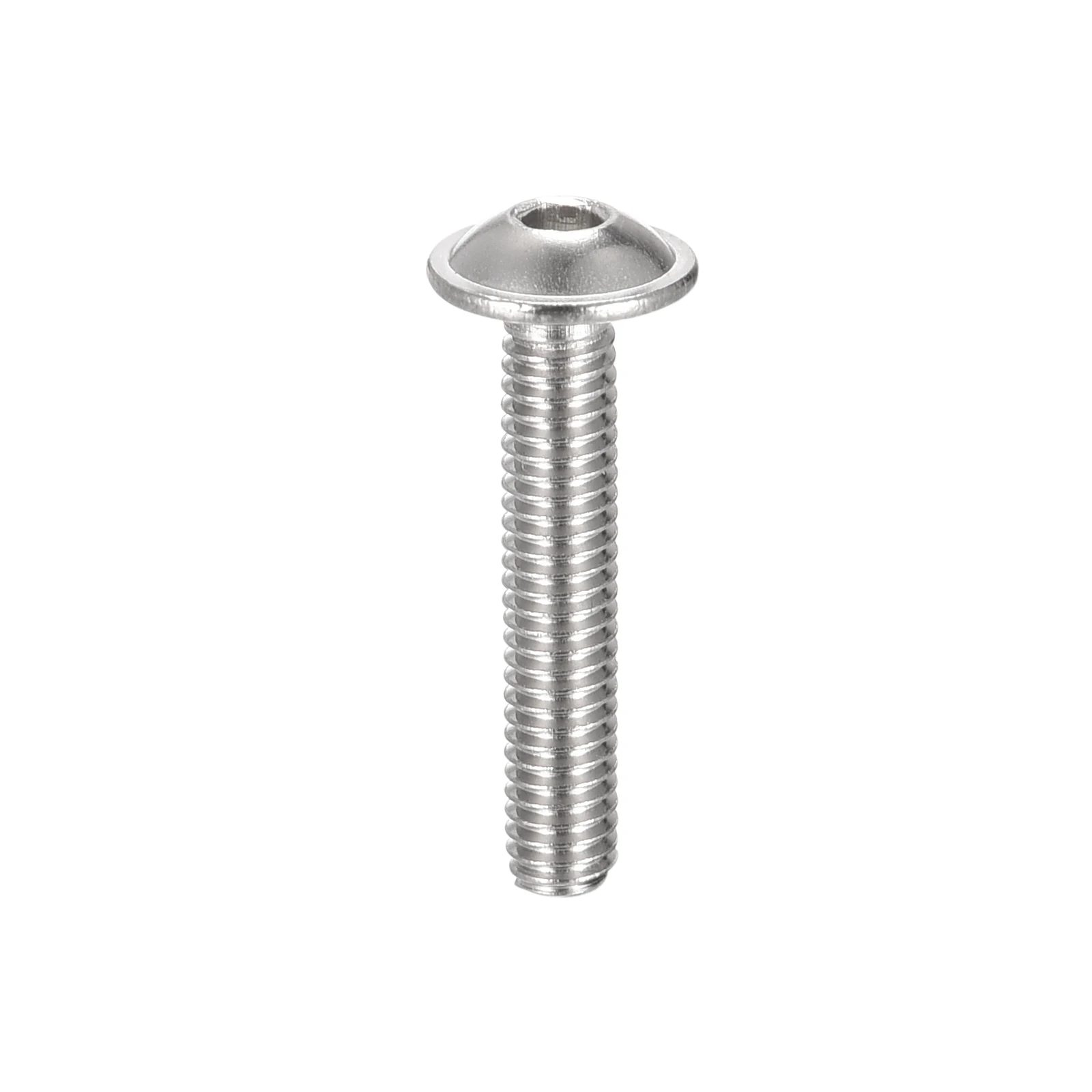 Uxcell M4x22mm viti a testa bombata flangiate in acciaio inossidabile 304 50 pezzi
