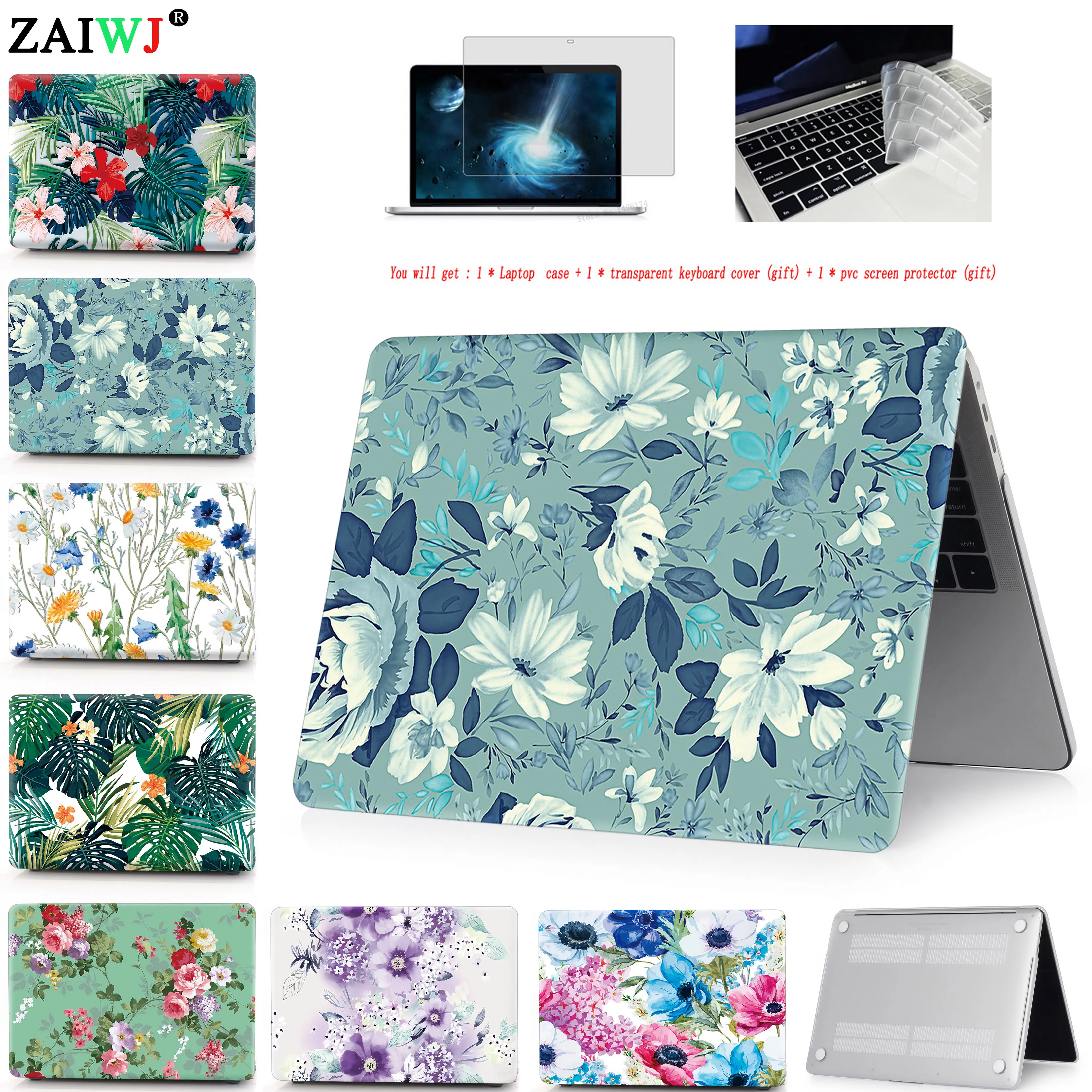 

2022 Painted laptop Case For Macbook Pro Air M1 M2 13 14 16 11 12 15 inch case For Macbook Air M2 13.6 inch Touch ID A2681 Cover