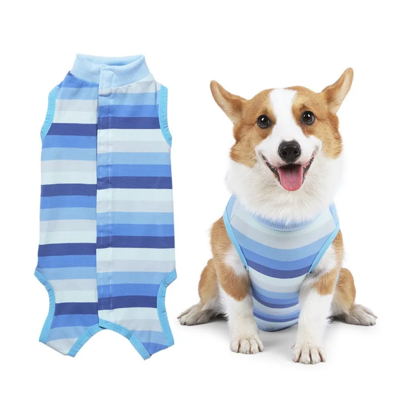 Pet Four-legged Jumpsuit Clothes Dogs Maintain Clothes Operation Recovery Suit Anti Licking Wounds After Surgery Surgery Suit