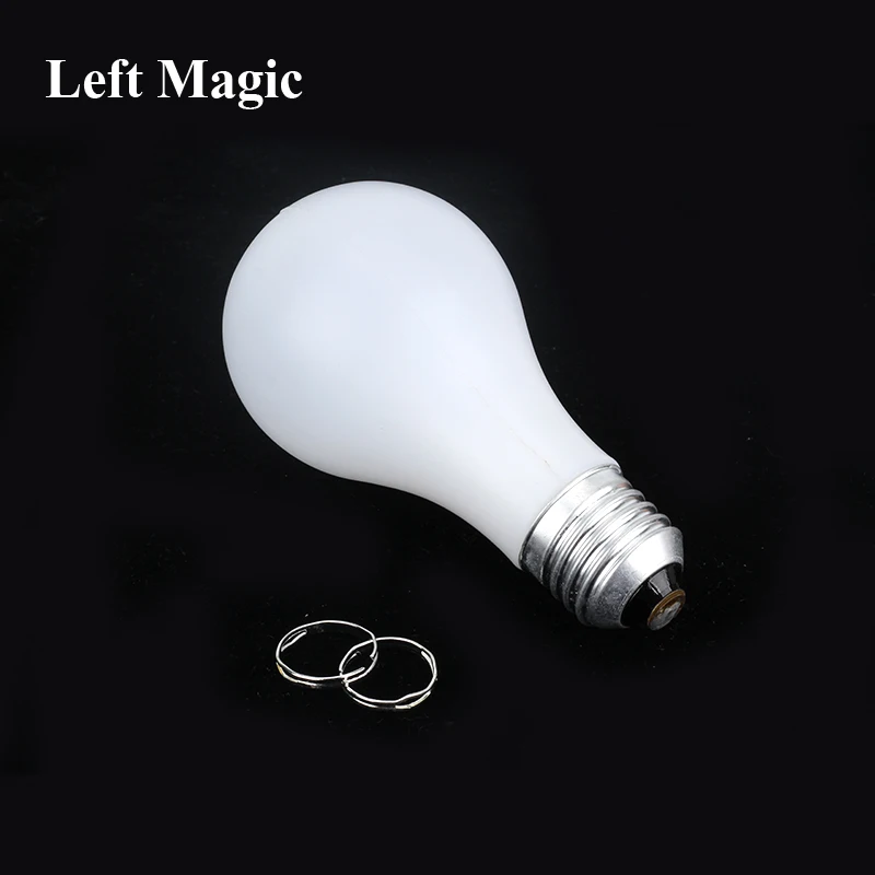 Magic Light Bulb - Mentalism Magic Tricks Lamp Magic Trick  Ring Close Up Stage Magic Props Magician Illusions