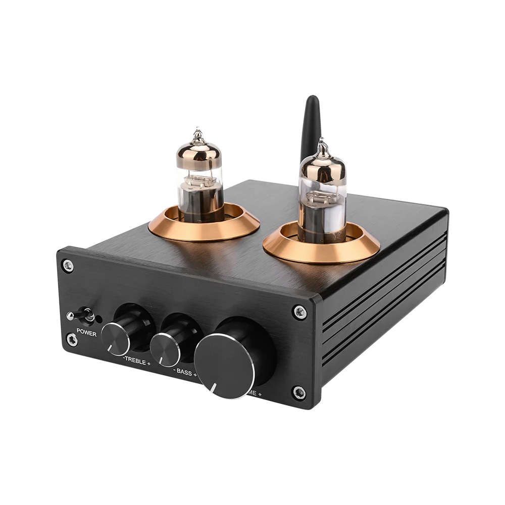 AIYIMA 6J5 Tube Preamp Amplifier Bluetooth NE5532 Hifi Preamplifier Amplificador Tone Board Treble Bass Volume Adjustment