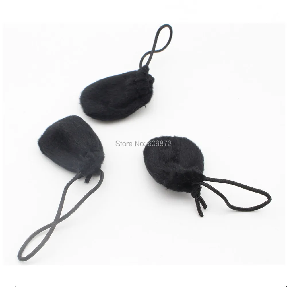 2 قطعة المخملية mic الزجاج mic يغطي ل ديفيد كلارك M-1/DC و M-87 تضخيم الديناميكي ميكروفونات