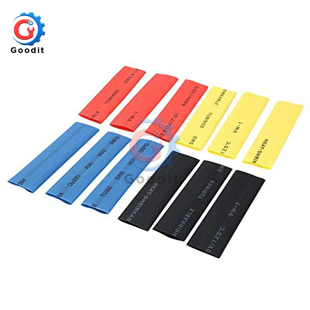 164/328/400PCS/rura termokurczliwa z poliolefinu zestaw 8 rozmiarรณw izolacja rurki termokurczliwej termokurczliwa rurka drut kabel izolacja Sleeving
