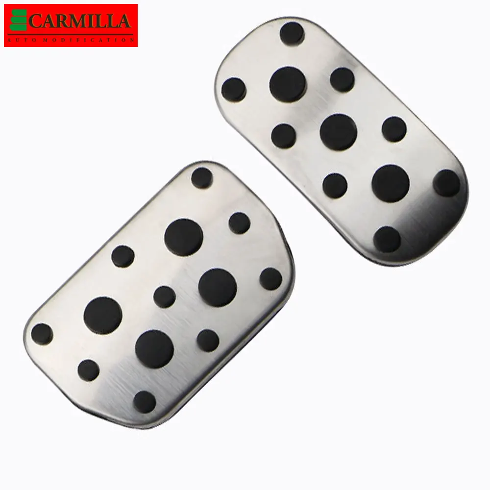 Carmilla AT Car Pedals for Toyota Hilux Revo 2015 2016 2017 2018 2019 2020 2021 Stainless Steel Auto Pedal Protection Cover