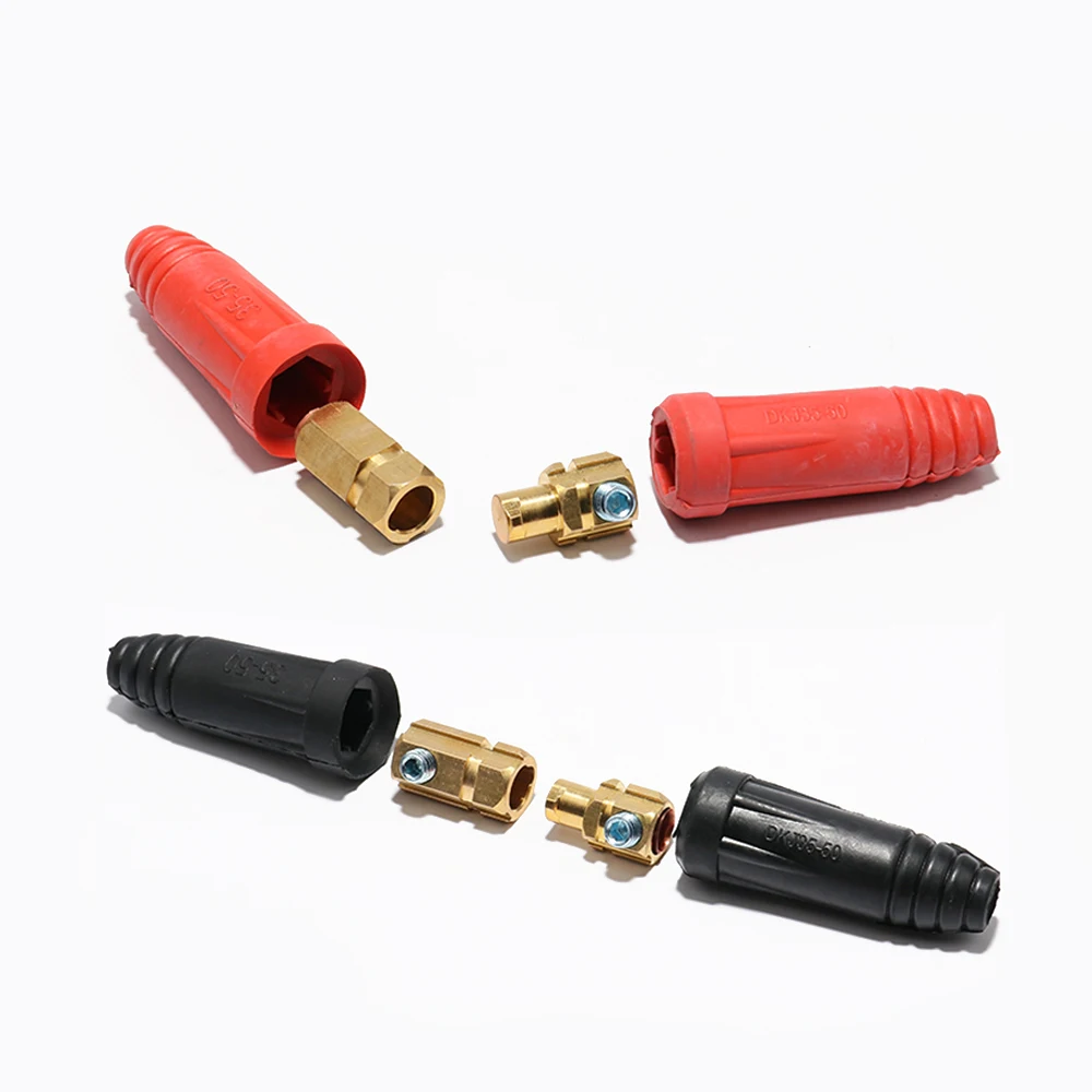 Tig Mig 1Pair Rapid Fitting Europe Welding Machine Cable Connector Quick Connector Welding Machine Plug DKJ10-25 35-50 50-70