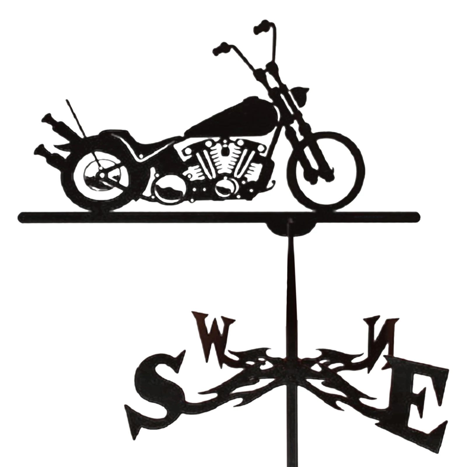 

Metal Weather Vane Spinner Wind Direction Indicator Retro Motorcycle Yard Garden Decoration Garden Weathervane Farm Scene Stake