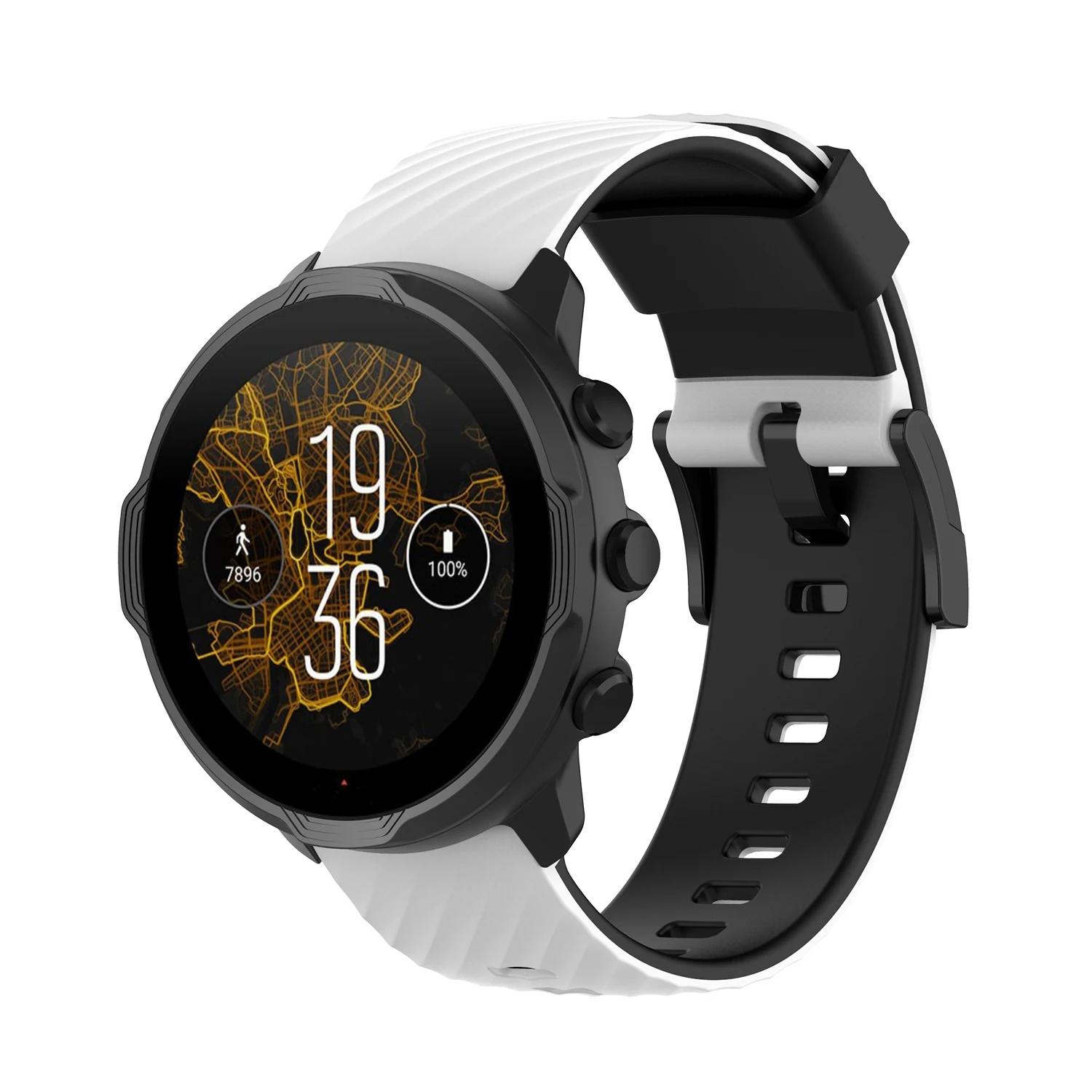 شريط للرسغ لسونتو 7 9 بارو ساعة اكسسوارات سيليكون باند لسونتو D5 المتقشف الرياضة المعصم hr بارو معصمه استبدال