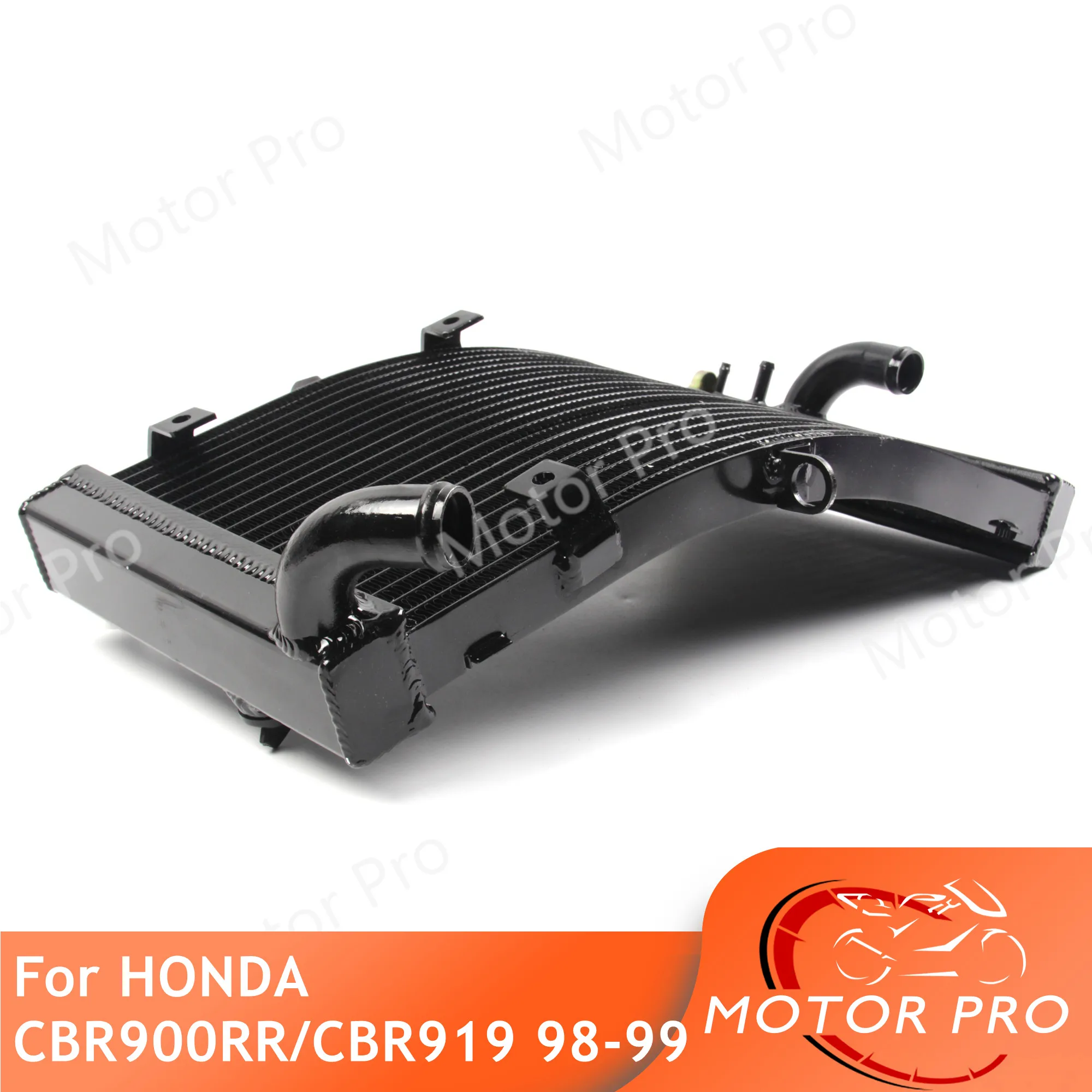 Radiator For HONDA CBR900RR CBR919RR 1998 1999 Motorcycle Parts Cooling Cooler CBR 900 919 RR CBR900 900RR CBR919 919RR BLACK