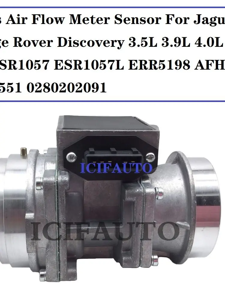 ESR1057 Mass Air Flow Meter Maf Sensor ESR1057L for Jaguar Land Rover Discovery 4.0 - Range Rover 3.9 4.3 Vogue 73350A, 70388B