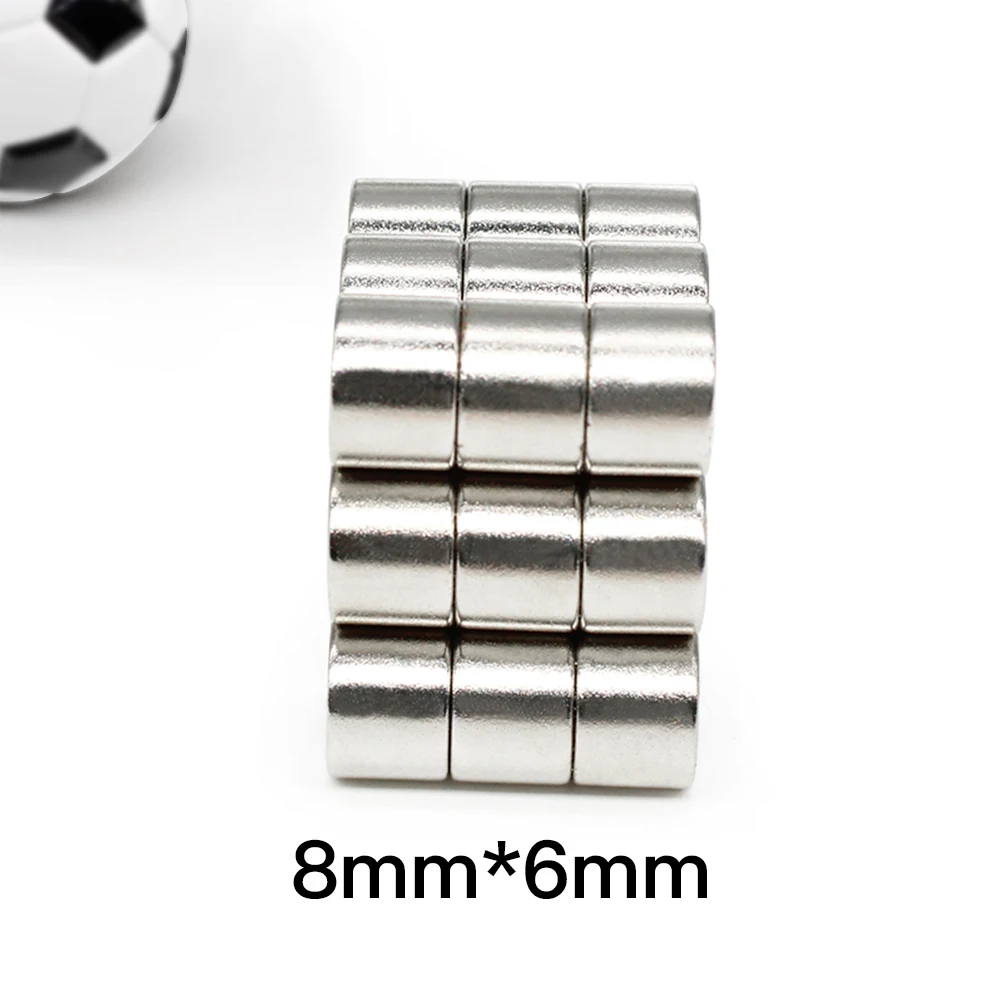 8x6mm Small Circular Magnets For Home Refrigerators, Offices DIY 8*6