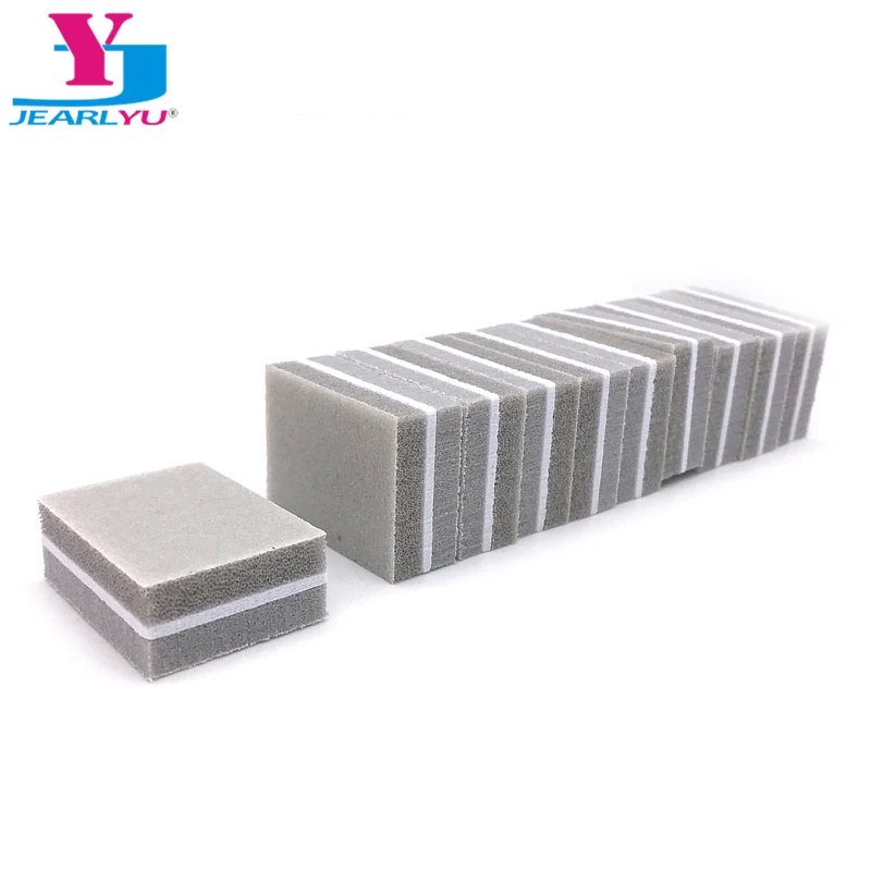 10/20/50 Lots Sponge Nail File Grey Double-sided Buffer Sanding Block Disposable Manicure Tool Strong Thick Polerski Beauty Gel