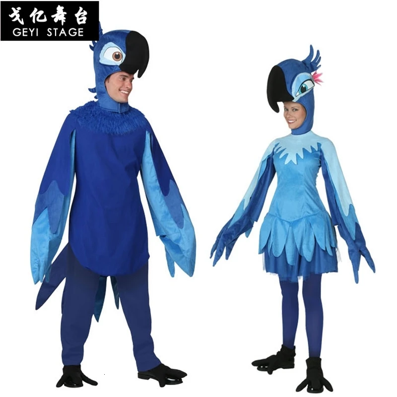 Oryginalne dzieci jak Deluxe Rio Jewel kostium dzieci impreza z okazji Halloween Cosplay Bule papuga dziewczyny fantazyjne ubieranie