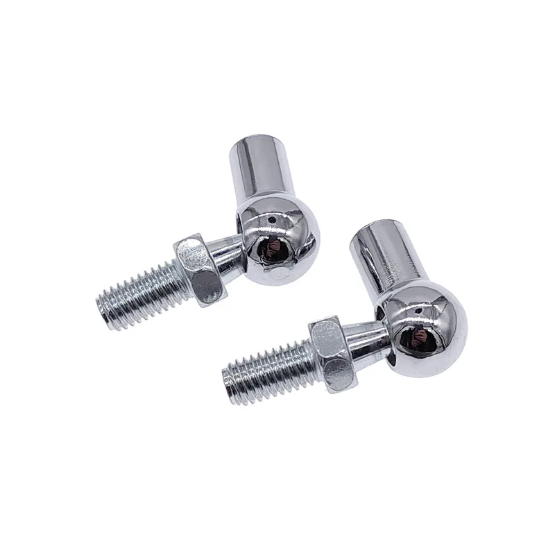 1pair gas spring connector M8 socket accessories steel gas support fixed head of support rod