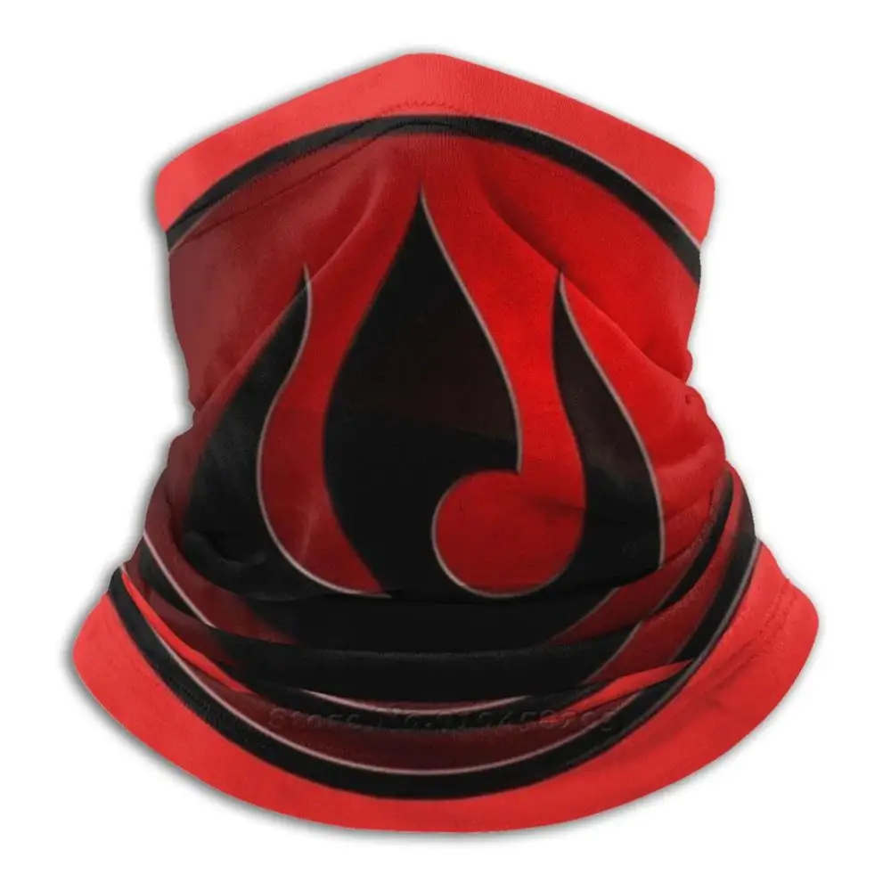 Symbol : Fire Natoin Microfiber Neck Warmer Bandana Scarf Face Mask The Last Airbender Fire Nation Aang s Sokka Earth Kingdom