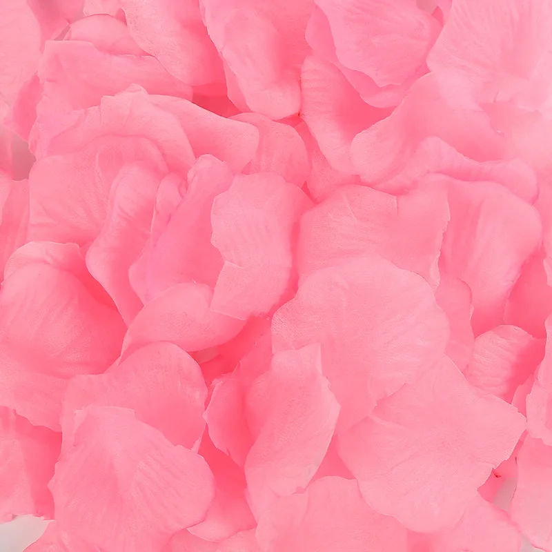 500Pcs/bag Silk Rose Petals for Wedding Decoration Romantic Artificial Rose Flowers Wedding Accessories