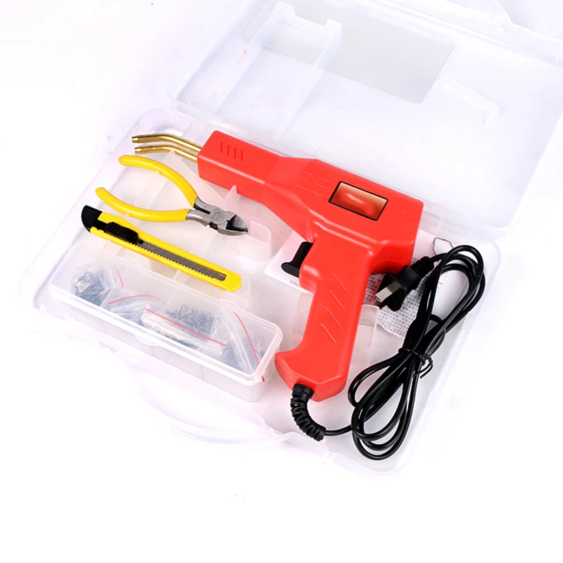 Handy Plastic Welder Garage Tools Hot Staplers Machine Staple PVC Plastic Repairing Machine Car Bumper Repair Hot Stapler