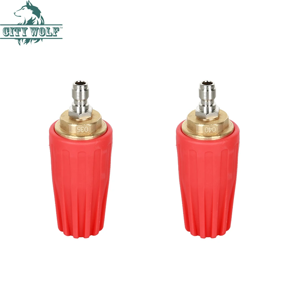 5000PSi High Pressure Washer 360 Rotary Turbo Ceramic Valve Nozzle Cleaning Industrial Commerical Car Washer Cleaning Accessory