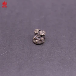 1PC EDC Paracord Beads Retro Brass Copper Lanyard Pendants Knife Beads Umbrella Rope Cord Necklace Bracelet Beads Pendants