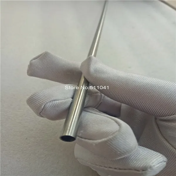 Tubo al tantalio OD5.5mm (0.216 pollici) ID3 mm (0.118 pollici) lunghezza 250mm(10 pollici),10 pezzi spedizione gratuita