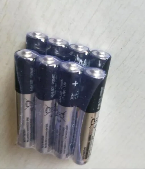 8pcs/lot 1.5V AAAA LR61 primary battery alkaline battery