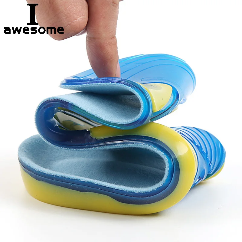 Silicon Gel Insoles Foot Care for Plantar Fasciitis Heel Spur Running Sport Insoles Shock Absorption Pads arch orthopedic insole