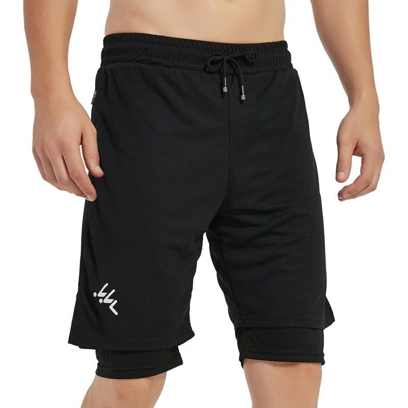 

Men's Shorts Running Shorts Quick Drying Sport Shorts Gyms Fitness Bodybuilding Built-in Pockets Short Pants