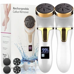 Electric Pedicure Tools Foot Care File Leg Heels Remove Hard Cracked Dead Skin Remover Feet Clean Care Machine LED display
