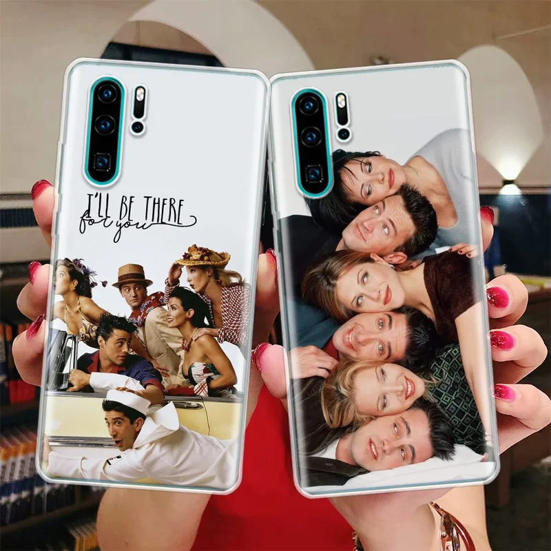 Funda de teléfono con llamadas de silicona para serie de Tv Friends, para Huawei Y5 Y6 Y7 Y9 Honor 10 Lite 9 8A Pro 8S 8X P Smart Z 2019 9X 10i