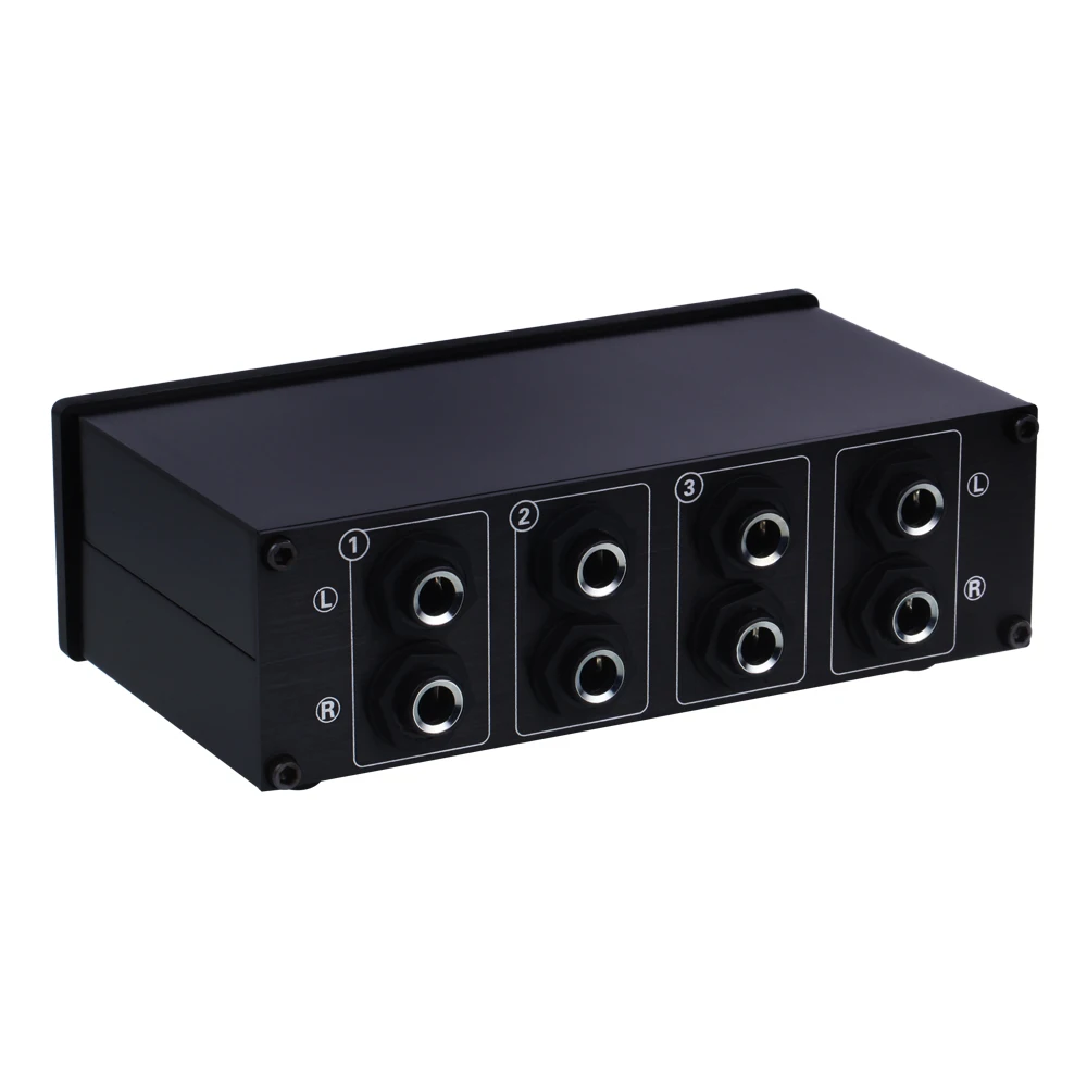 Speaker Selector Switch Splitter Kotak 3 In 1 atau 1 Di 3 Out Power Amplifier Audio Switch Distribution Box