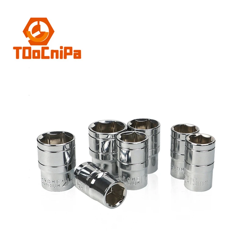 

10pcs/lot Hexagon Wrench Socket Set 1/2 Short Sleeve Head 8-32mm For Ratchet Wrench Spanner Hexagonal Ratchet Wrench Casing Head